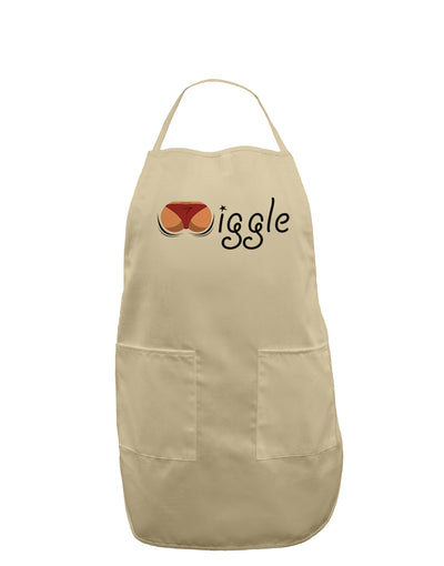 Wiggle - Twerk Medium Adult Apron-Bib Apron-TooLoud-Stone-One-Size-Davson Sales