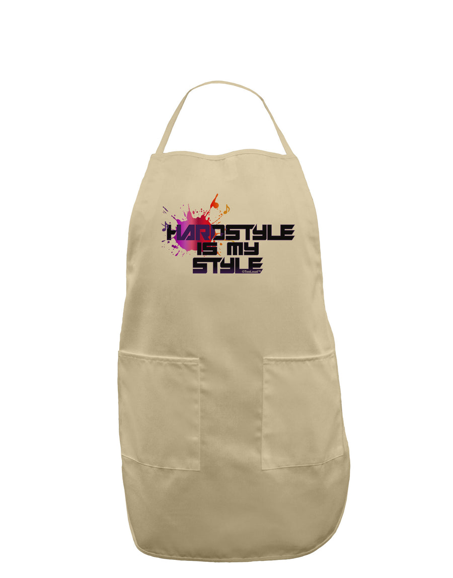 Hardstyle Is My Style Adult Apron-Bib Apron-TooLoud-White-One-Size-Davson Sales