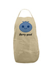 Blueberry - Berry Good Adult Apron-Bib Apron-TooLoud-Stone-One-Size-Davson Sales