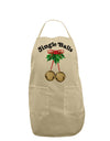 Jingle Balls with Text Adult Apron-Bib Apron-TooLoud-Stone-One-Size-Davson Sales