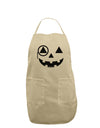 Monocle Jack-o-Lantern B-W Adult Apron-Bib Apron-TooLoud-Stone-One-Size-Davson Sales