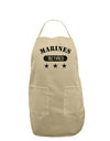 Retired Marines Adult Apron-Bib Apron-TooLoud-Stone-One-Size-Davson Sales