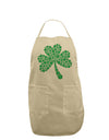 St. Patrick's Day Shamrock Design - Shamrocks Adult Apron by TooLoud-Bib Apron-TooLoud-Stone-One-Size-Davson Sales
