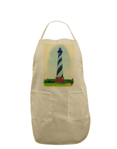 Watercolor Lighthouse 1 Adult Apron-Bib Apron-TooLoud-Stone-One-Size-Davson Sales