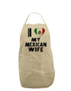 I Heart My Mexican Wife Adult Apron by TooLoud-Bib Apron-TooLoud-Stone-One-Size-Davson Sales