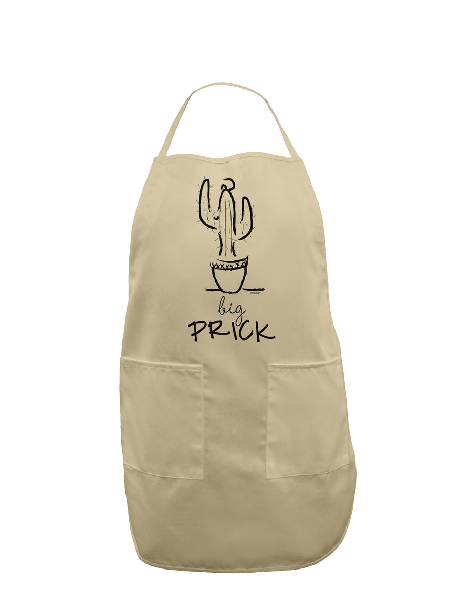 TooLoud Big Prick Adult Apron-Bib Apron-TooLoud-White-One-Size-Davson Sales