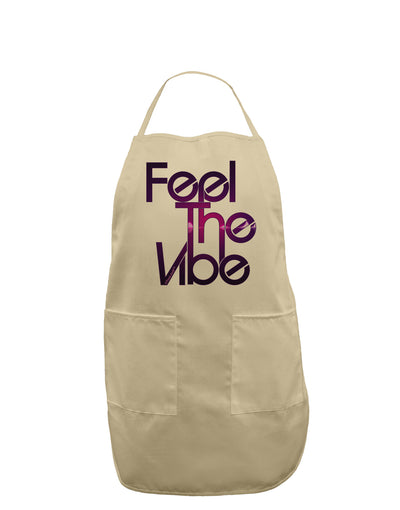 Feel The Vibe Adult Apron-Bib Apron-TooLoud-Stone-One-Size-Davson Sales