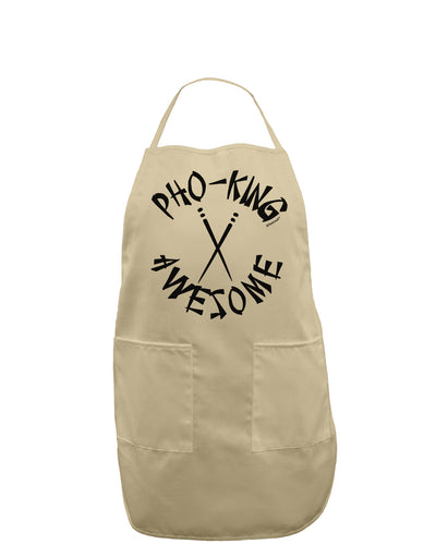 PHO KING AWESOME, Funny Vietnamese Soup Vietnam Foodie Adult Apron-Bib Apron-TooLoud-Stone-One-Size-Davson Sales