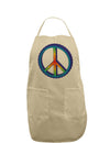 Rainbow Peace Adult Apron-Bib Apron-TooLoud-Stone-One-Size-Davson Sales