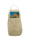 Colorado Snowy Mountains Adult Apron-Bib Apron-TooLoud-Stone-One-Size-Davson Sales