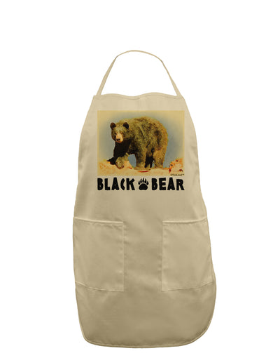 Black Bear Watercolor Adult Apron-Bib Apron-TooLoud-Stone-One-Size-Davson Sales