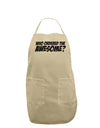 Who Ordered The Awesome Adult Apron by TooLoud-Bib Apron-TooLoud-Stone-One-Size-Davson Sales