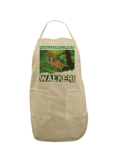 Parasaurolophus Walkeri - With Name Adult Apron-Bib Apron-TooLoud-Stone-One-Size-Davson Sales