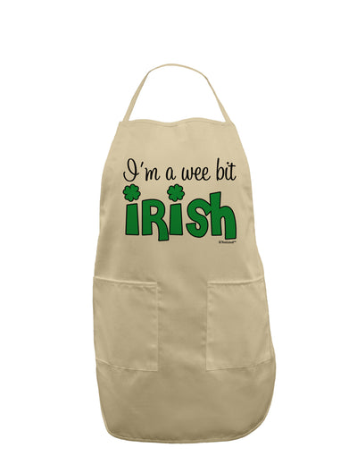 I'm A Wee Bit Irish Adult Apron by TooLoud-Bib Apron-TooLoud-Stone-One-Size-Davson Sales