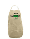 I Like Big Tifs Adult Apron-Bib Apron-TooLoud-Stone-One-Size-Davson Sales