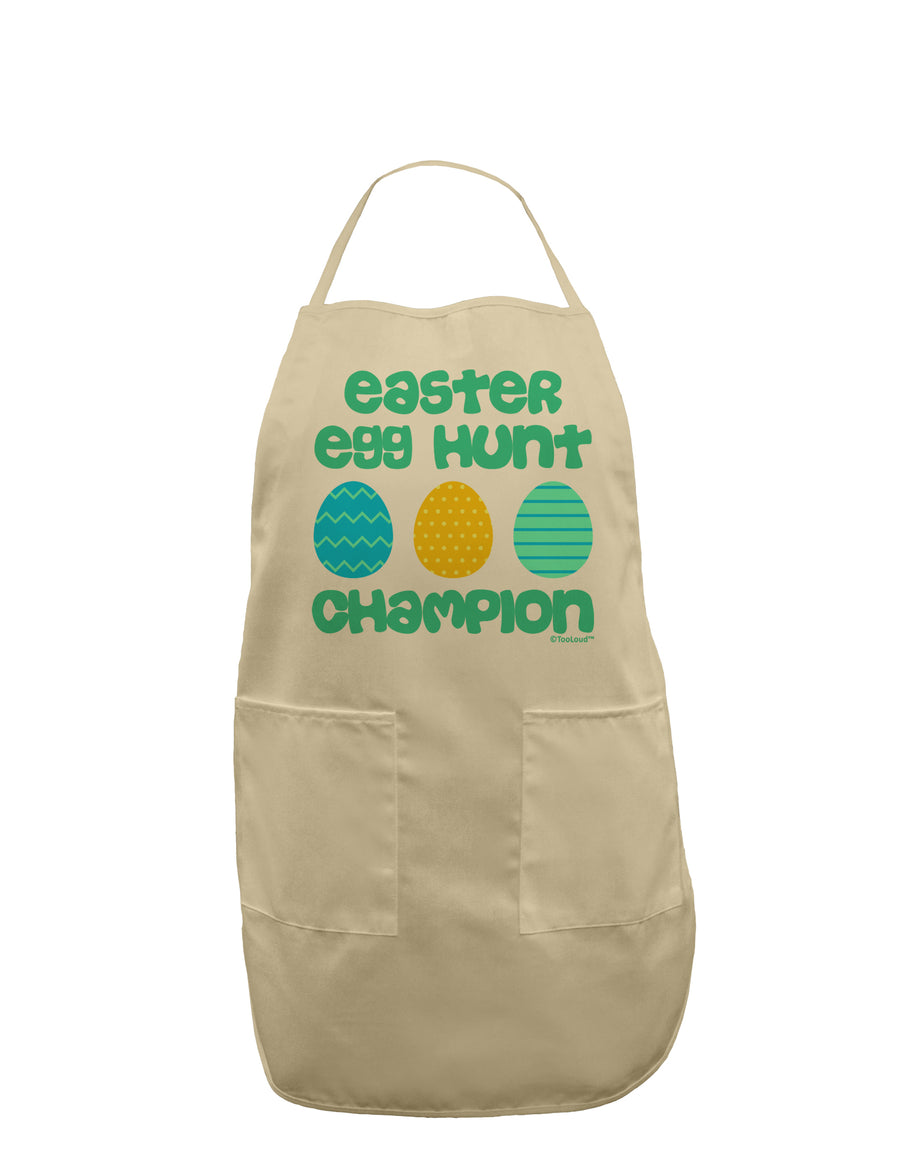 Easter Egg Hunt Champion - Blue and Green Adult Apron by TooLoud-Bib Apron-TooLoud-White-One-Size-Davson Sales