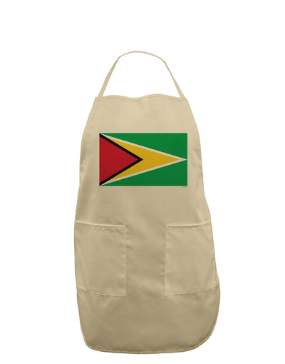 TooLoud Guyana Flag Adult Apron-Bib Apron-TooLoud-Stone-One-Size-Davson Sales