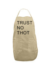 Trust No Thot Adult Apron-Bib Apron-TooLoud-Stone-One-Size-Davson Sales