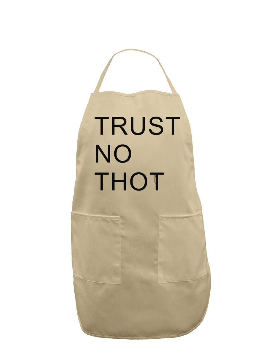 Trust No Thot Adult Apron-Bib Apron-TooLoud-White-One-Size-Davson Sales