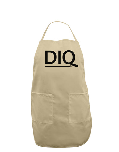 DIQ Wear Logo Adult Apron-Bib Apron-DIQ Wear-Stone-One-Size-Davson Sales