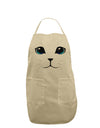 Blue-Eyed Cute Cat Face Adult Apron-Bib Apron-TooLoud-Stone-One-Size-Davson Sales