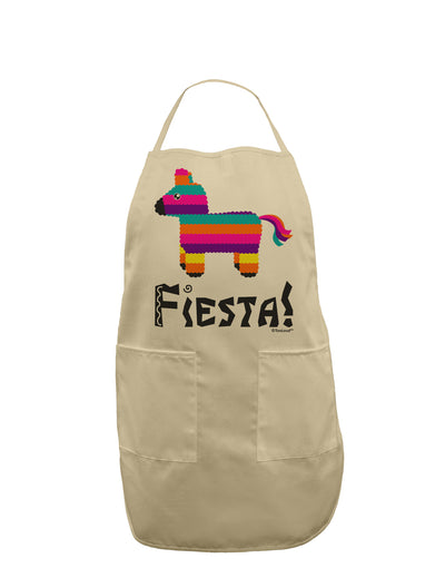 Colorful Pinata Design - Fiesta Adult Apron by TooLoud-Bib Apron-TooLoud-Stone-One-Size-Davson Sales