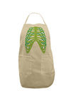 Human Green Skeleton Bones Ribcage Adult Apron-Bib Apron-TooLoud-Stone-One-Size-Davson Sales