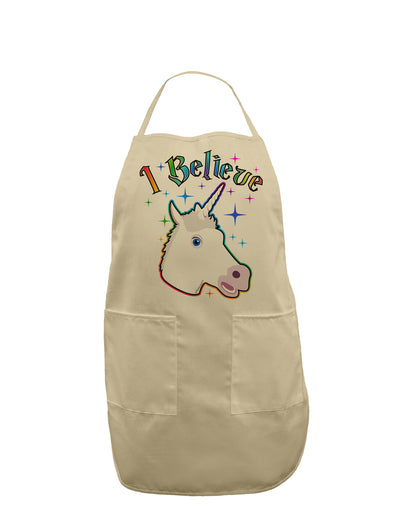 I Believe in Unicorns Adult Apron-Bib Apron-TooLoud-Stone-One-Size-Davson Sales