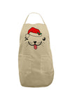 Kyu-T Face Puppina Santa Girl Dog Adult Apron-Bib Apron-TooLoud-Stone-One-Size-Davson Sales