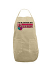 I'd Rather Be Shopping Adult Apron-Bib Apron-TooLoud-Stone-One-Size-Davson Sales