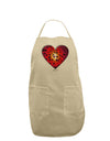 Water Droplet Heart Red Adult Apron by TooLoud-Bib Apron-TooLoud-Stone-One-Size-Davson Sales