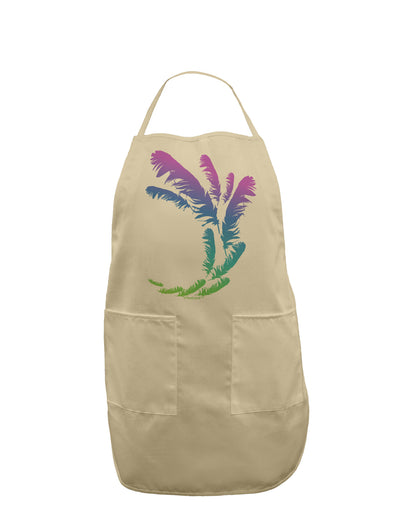 Tropical Feathers Adult Apron-Bib Apron-TooLoud-Stone-One-Size-Davson Sales