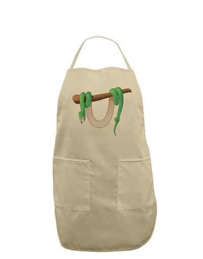 Anaconda Design Green Adult Apron-Bib Apron-TooLoud-Stone-One-Size-Davson Sales