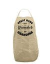 Great Dads get Promoted to Grandpas Adult Apron-TooLoud-Stone-One-Size-Davson Sales