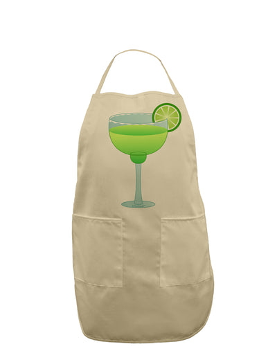 Green Margarita with Lime - Cinco de Mayo Adult Apron by TooLoud-Bib Apron-TooLoud-Stone-One-Size-Davson Sales