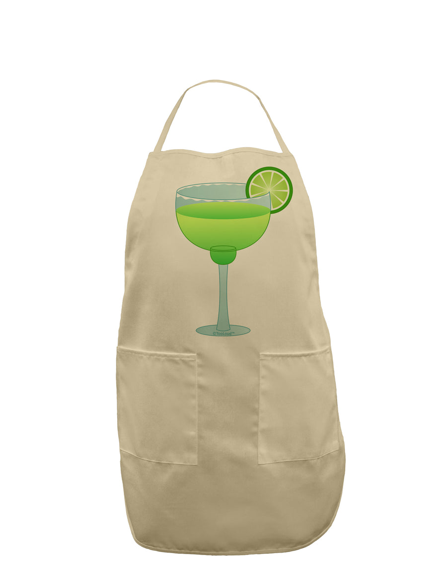 Green Margarita with Lime - Cinco de Mayo Adult Apron by TooLoud-Bib Apron-TooLoud-White-One-Size-Davson Sales