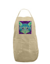 Geometric Kitty Inverted Adult Apron-Bib Apron-TooLoud-Stone-One-Size-Davson Sales