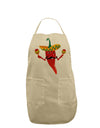 Red Hot Mexican Chili Pepper Adult Apron-Bib Apron-TooLoud-Stone-One-Size-Davson Sales