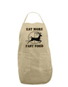 Eat More Fast Food - Deer Adult Apron-Bib Apron-TooLoud-Stone-One-Size-Davson Sales