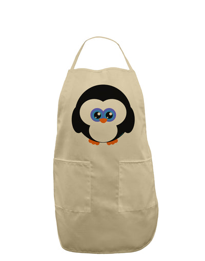 Cute Penguin Christmas Adult Apron-Bib Apron-TooLoud-Stone-One-Size-Davson Sales