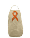 Leukemia Awareness Ribbon - Orange Adult Apron-Bib Apron-TooLoud-Stone-One-Size-Davson Sales