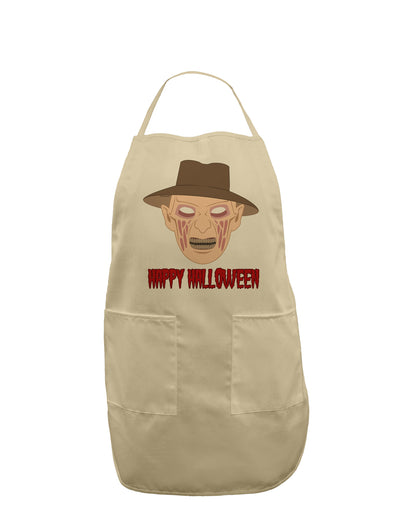 Scary Face With a Hat - Happy Halloween Adult Apron-Bib Apron-TooLoud-Stone-One-Size-Davson Sales