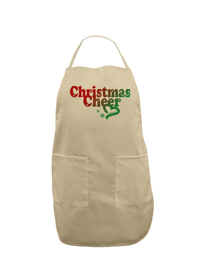 Christmas Cheer Color Adult Apron-Bib Apron-TooLoud-Stone-One-Size-Davson Sales