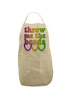 Throw Me The Beads - Mardi Gras Adult Apron by TooLoud-Bib Apron-TooLoud-Stone-One-Size-Davson Sales