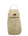 I Heart Thanksgiving Turkey Leg Adult Apron-Bib Apron-TooLoud-Stone-One-Size-Davson Sales