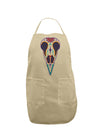 Colorful Mystic Bird Skull Calavera Day of the Dead Adult Apron-Bib Apron-TooLoud-Stone-One-Size-Davson Sales