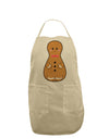 Cute Gingerbread Matryoshka Nesting Doll - Christmas Adult Apron-Bib Apron-TooLoud-Stone-One-Size-Davson Sales