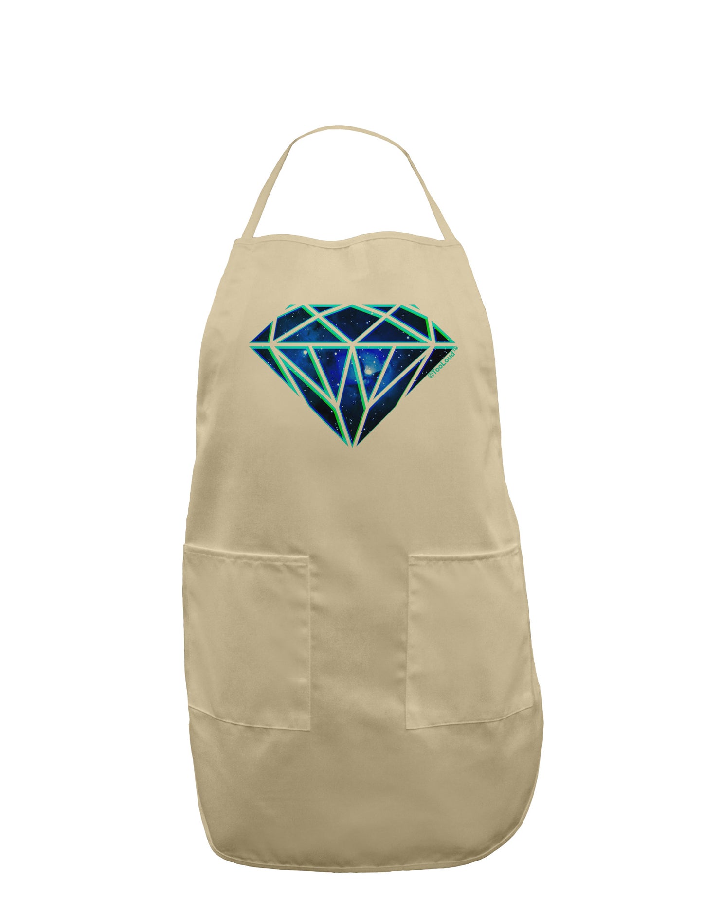 Space Diamond Adult Apron-Bib Apron-TooLoud-Stone-One-Size-Davson Sales