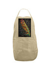 Rainbow Feather Adult Apron-Bib Apron-TooLoud-Stone-One-Size-Davson Sales