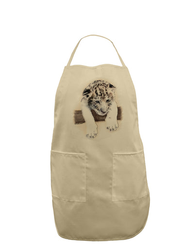 Leopard Cub Adult Apron-Bib Apron-TooLoud-Stone-One-Size-Davson Sales